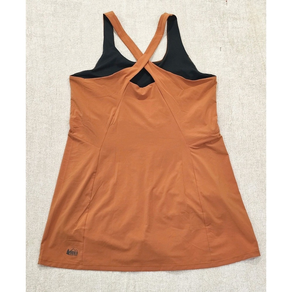 REI Coop Active Pursuits Training Dress Orange Womens XL Tennis Pickleball - Picture 2 of 9